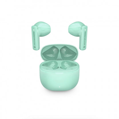 Energy Sistem Auriculares True Wireless - Bluetooth 5.4 - Graves Profundos - 20h Autonomia - Materiales Reciclados - Asistente de Voz Integrado - Color Verde 1 pieza(s)