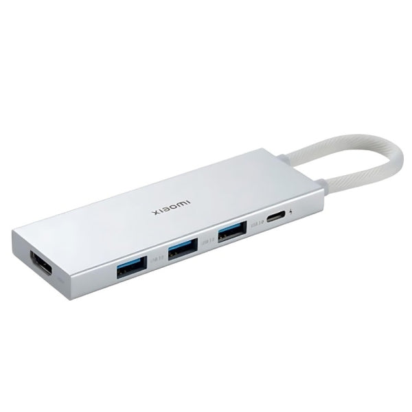 Xiaomi 5 en 1 Hub USB-C con 3x USB-A 3.0, 1x USB-C Carga Rapida hast 100W, 1x HDMI - Carcasa de Aluminio 1 pieza(s)