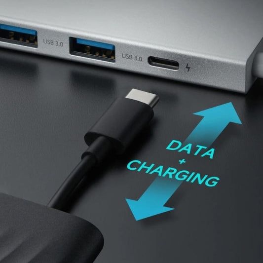 Xiaomi 5 en 1 Hub USB-C con 3x USB-A 3.0, 1x USB-C Carga Rapida hast 100W, 1x HDMI - Carcasa de Aluminio 1 pieza(s)