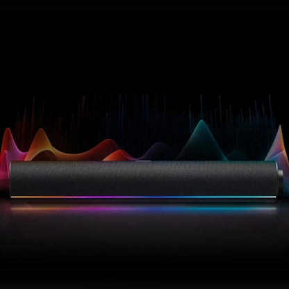 Xiaomi Desktop Speaker Barra de Sonido Bluetooth 5.0 - 4 Altavoces - Procesador Profesional DSP - Iluminacin RGB - USB-C, USB-A, AUX - Color Negro 1 pieza(s)