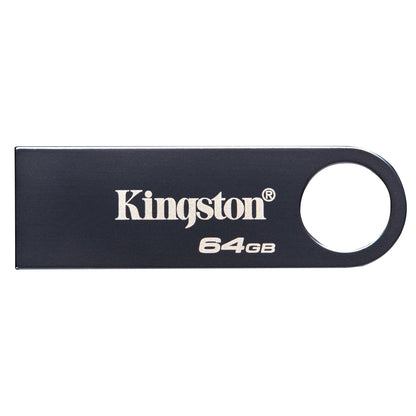 Kingston Technology - DataTraveler SE9 G3 unidad flash USB 64 GB USB tipo A 3.2 Gen 1 (3.1 Gen 1) Negro