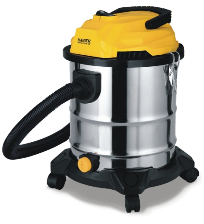 Haeger - VC-W&D.038A aspiradora 20 L Aspiradora de tambor Seca y húmeda 1200 W