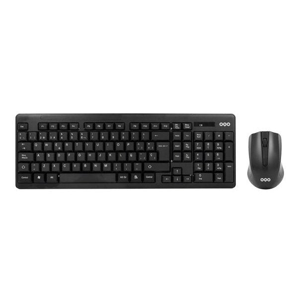 OQO - OQO-TR002-W teclado Ratón incluido Universal Bluetooth QWERTY Español Negro