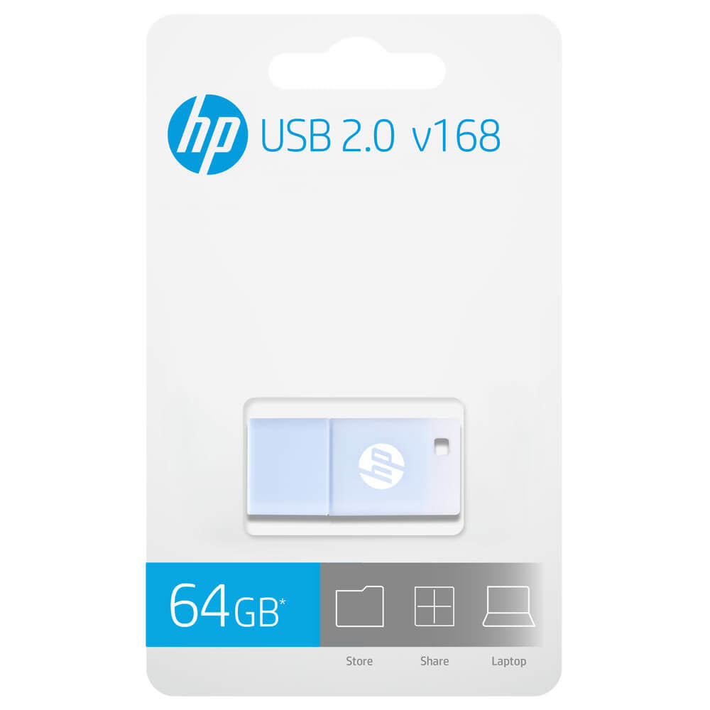 AION - HP V168 unidad flash USB 64 GB USB tipo A 2.0 Azul