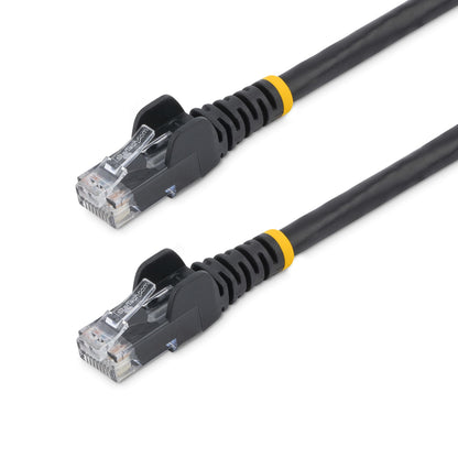 StarTech.com - Cable de Red de 10m Negro Cat5e Ethernet RJ45 sin Enganches