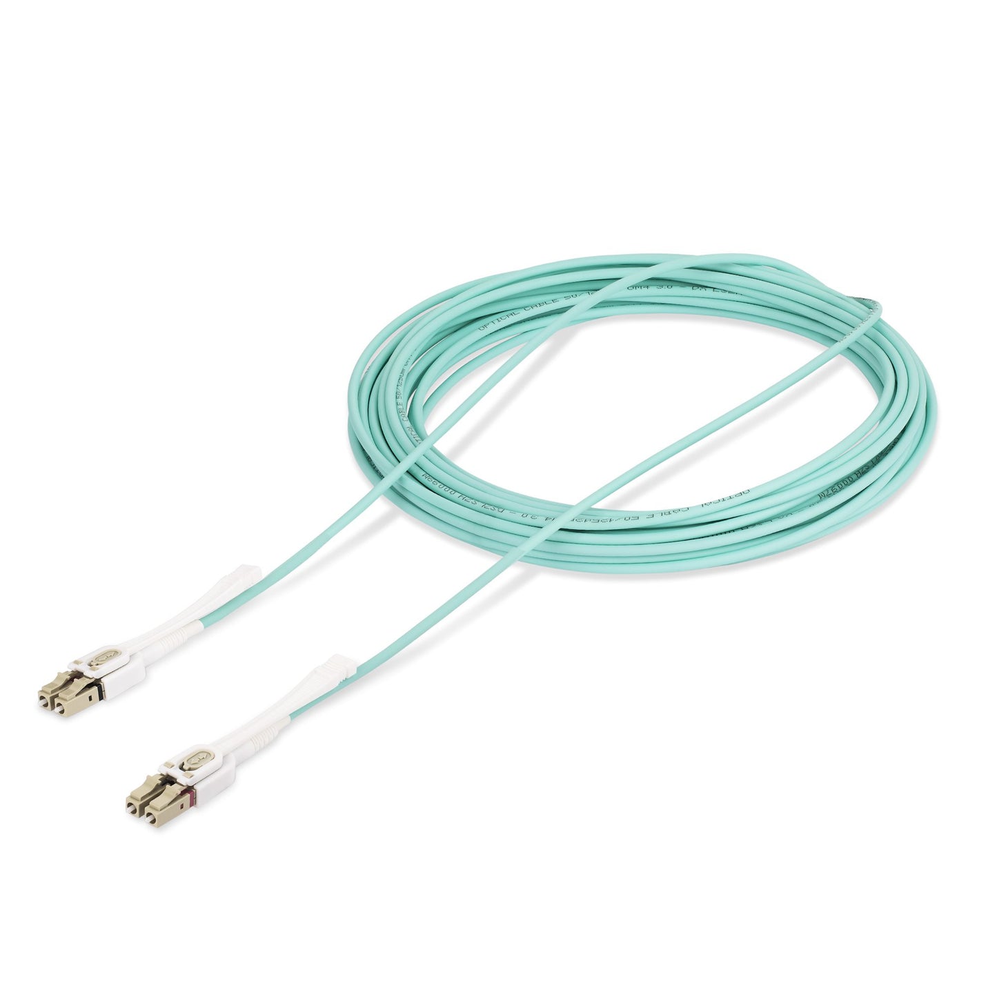 StarTech.com - Cable de Fibra Óptica Multimodo LC a LC (UPC) OM4 de 10m - con Pestillos - 50/125µm - Redes de 100G - Resistente a los Dobleces - Low Insertion Loss - LSZH