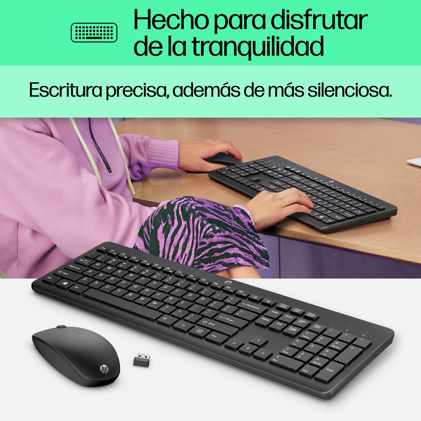 HP Combo de teclado y ratón inalámbricos 230