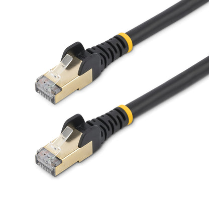 StarTech.com - Cable 7m Ethernet CAT6a - Cable de Red de 10 Gigabits Blindado Snagless RJ45 PoE de 100W - Latiguillo STP de 10GbE con Alivio de Tensión - Fluke - UL - TIA - Negro