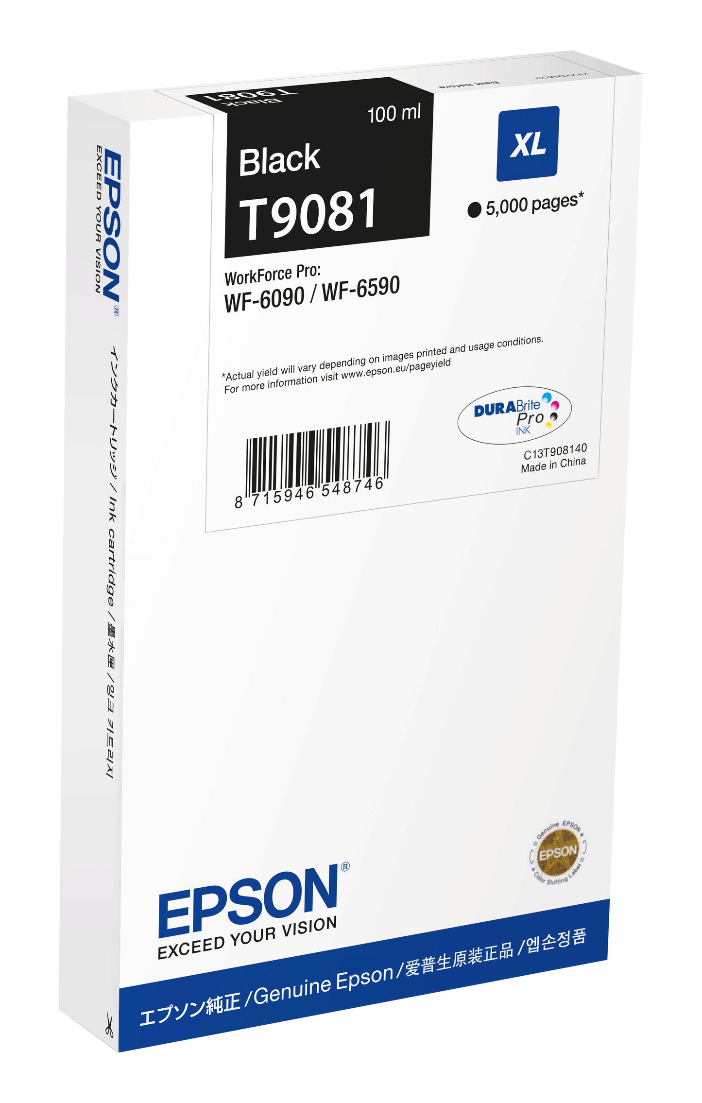 Epson Cartucho T9081 negro XL