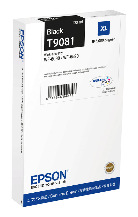 Epson Cartucho T9081 negro XL