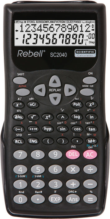 Rebell - SC2040 calculadora Bolsillo Calculadora científica Negro