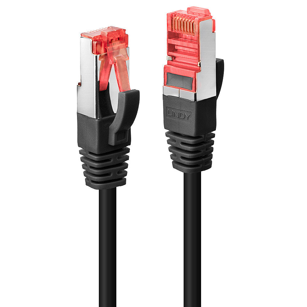 Lindy - 47780 cable de red Negro 3 m Cat6 S/FTP (S-STP)