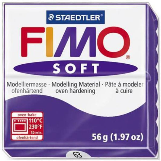 Staedtler - FIMO soft Pasta de modelar 56 g Púrpura 1 pieza(s)