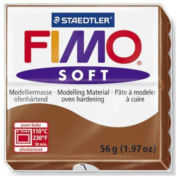 Staedtler - FIMO soft Pasta de modelar 56 g Marrón 1 pieza(s)