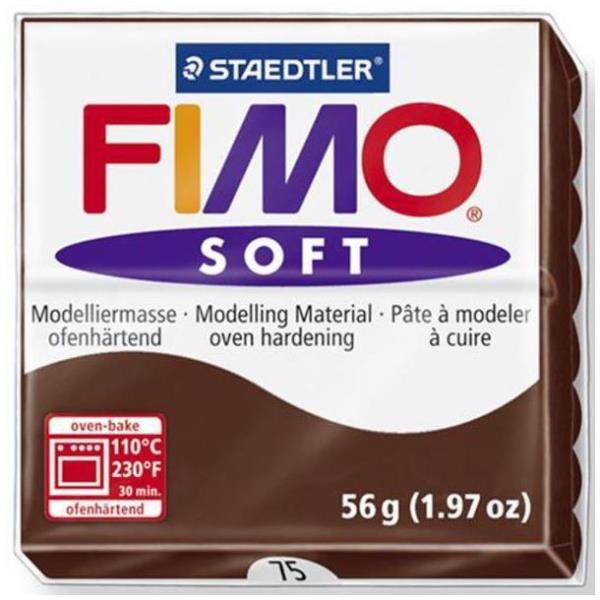 Staedtler - FIMO soft Pasta de modelar 56 g Chocolate 1 pieza(s)