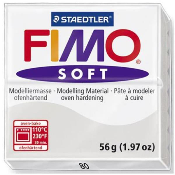 Staedtler - FIMO soft Pasta de modelar 56 g Gris 1 pieza(s)