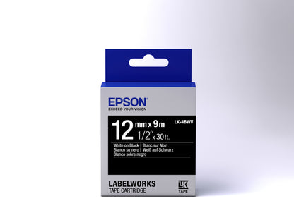 Epson - Cinta de etiquetas brillante LK-4BWV