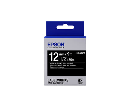 Epson - Cinta de etiquetas brillante LK-4BWV