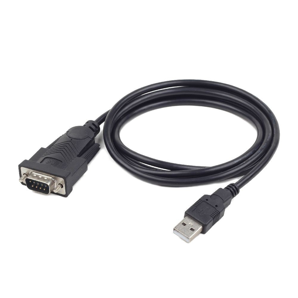 Gembird - UAS-DB9M-02 cable de serie Negro 1 5 m USB tipo A DB-9