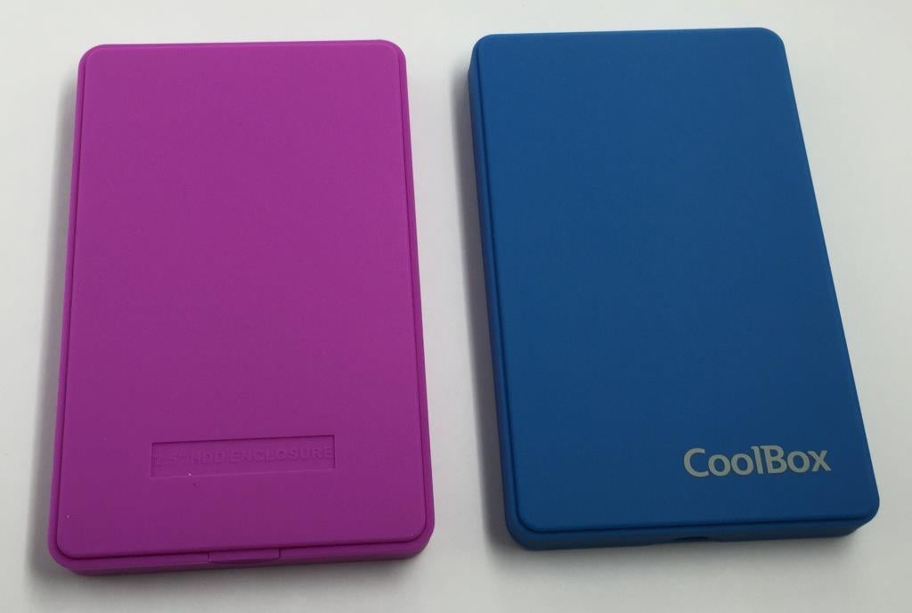 CoolBox - SlimColor 2543 Carcasa de disco duro/SSD Azul 2.5"