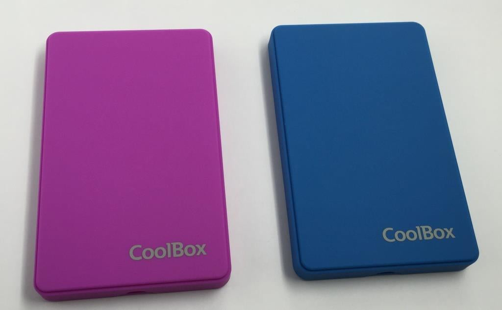 CoolBox - SlimColor 2543 Carcasa de disco duro/SSD Azul 2.5"