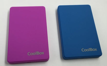 CoolBox - SlimColor 2543 Carcasa de disco duro/SSD Azul 2.5"