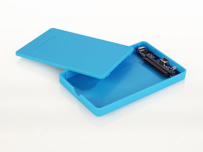 CoolBox - SlimColor 2543 Carcasa de disco duro/SSD Azul 2.5"