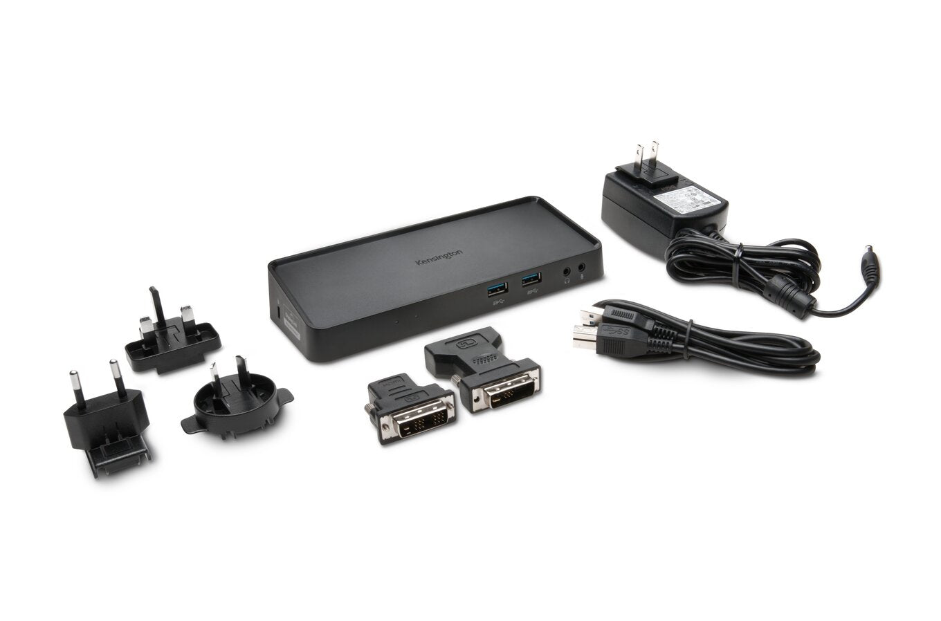 Kensington - Replicador de puertos 2K dual USB 3.0 de 5 Gbps SD3600 - HDMI/DVI-I/VGA - Windows