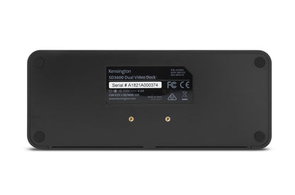 Kensington - Replicador de puertos 2K dual USB 3.0 de 5 Gbps SD3600 - HDMI/DVI-I/VGA - Windows