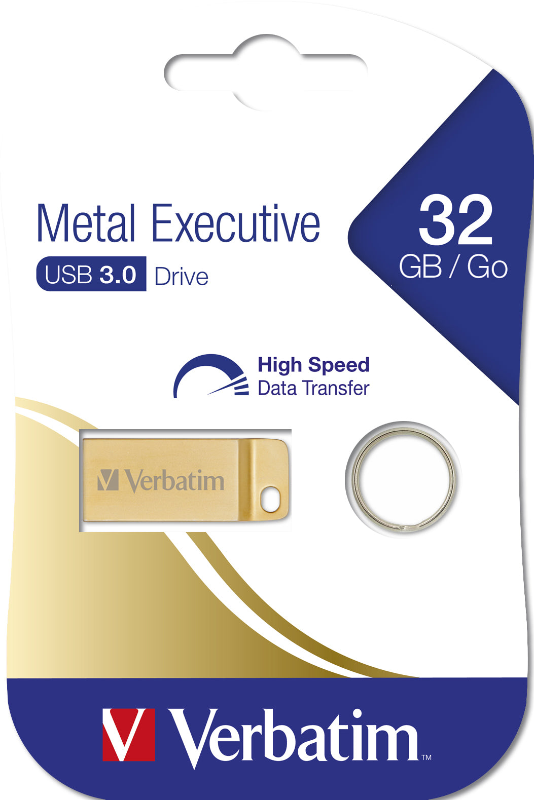 Verbatim - Metal Executive - Unidad USB 3.0 de 32 GB - Oro