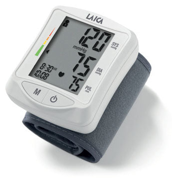 Laica - BM1006 monitor de ritmo cardiaco Muñeca Gris  Blanco