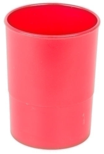 OLEF - PORTA LAPICES PLASTICO REDONDO ROJO