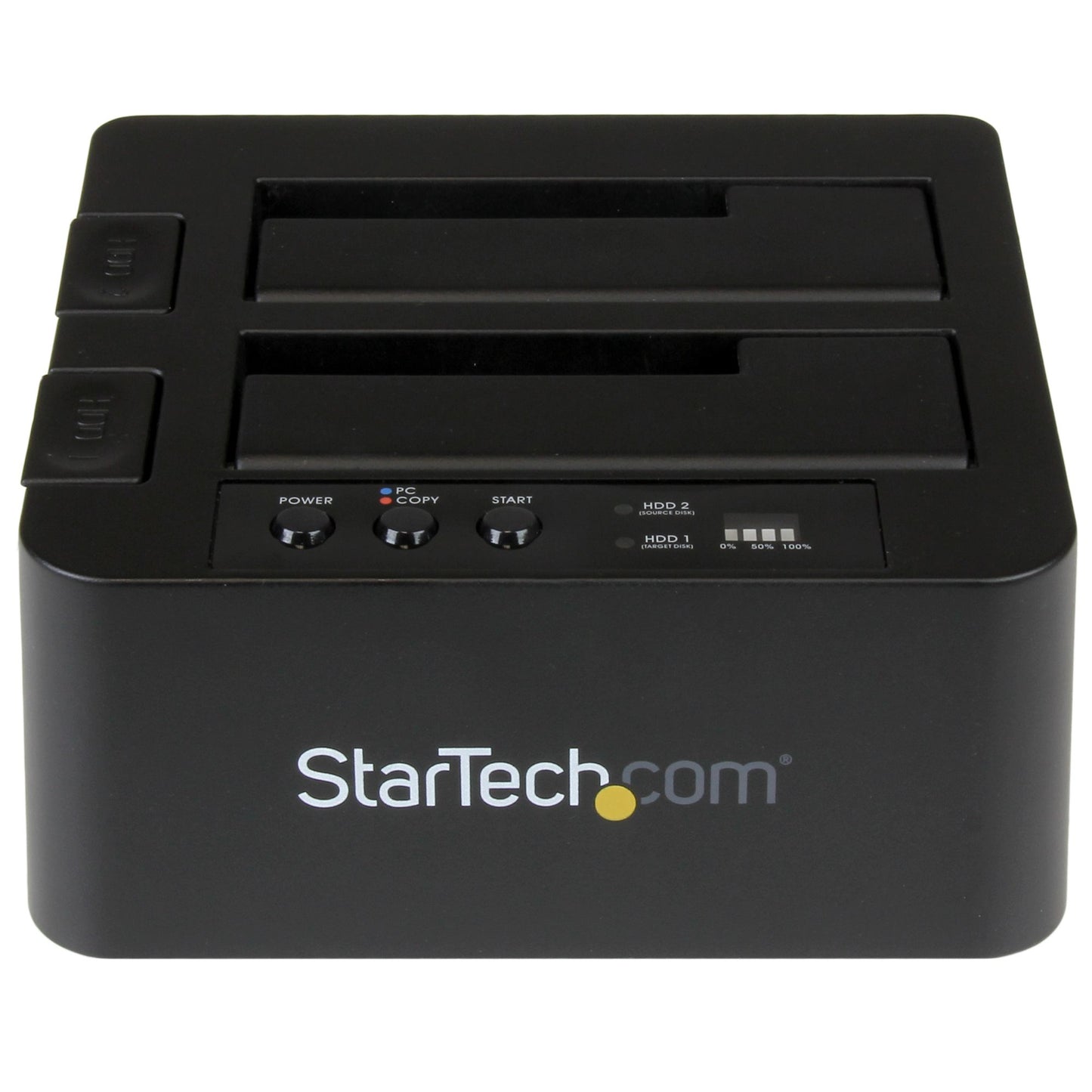 StarTech.com - Duplicador Clonador Autónomo de Discos Duros o SSD SATA - Copiador de 2 Bahías - Base de Acoplamiento USB 3.1 (10Gbps) a Unidades SATA III de 2 5 o 3 5 Pulgadas