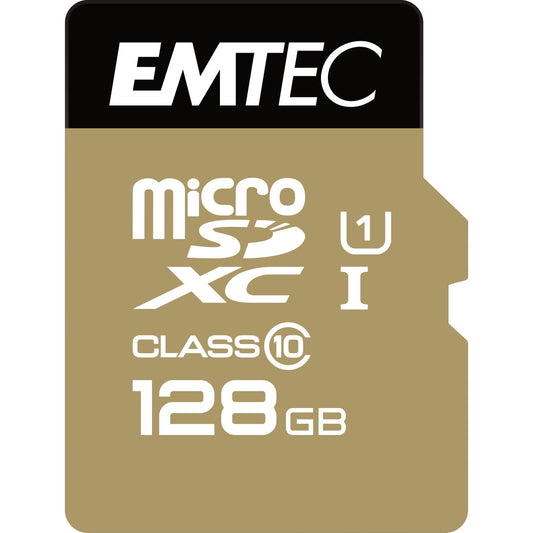 Emtec - microSD Class10 Gold+ 128GB MicroSDXC Clase 10