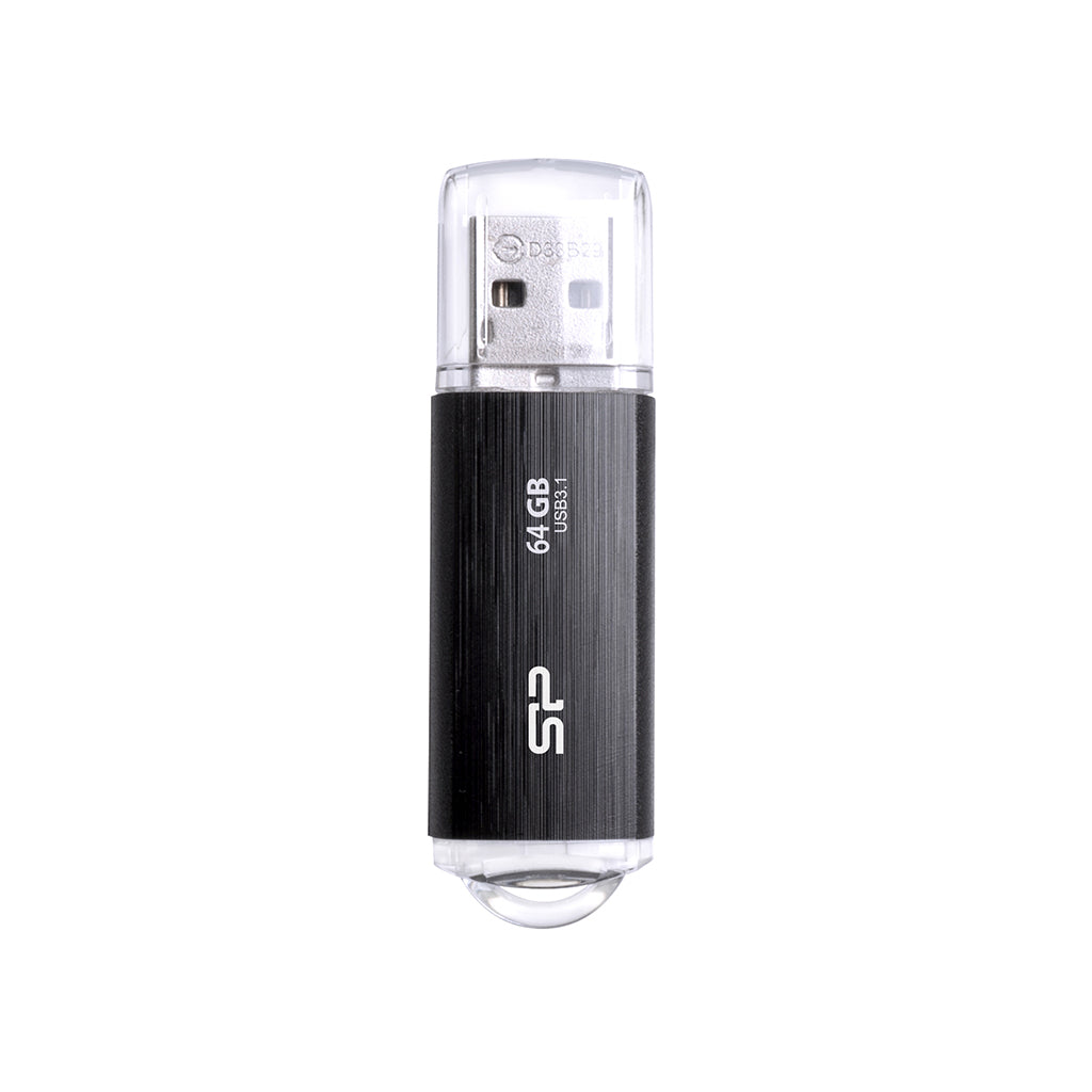 Silicon Power - Blaze B02 unidad flash USB 64 GB USB tipo A 3.2 Gen 1 (3.1 Gen 1) Negro