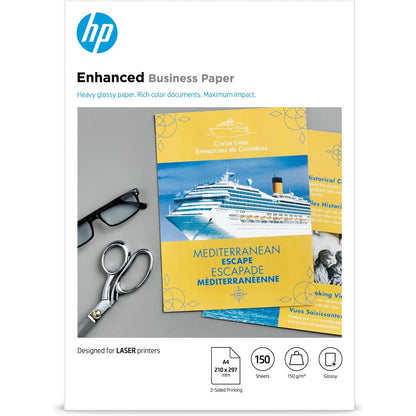 HP - Papel láser brillante profesional de 150 g/m²- 150 hojas/A4/210 x 297 mm