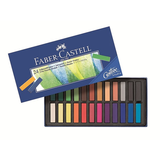 Faber-Castell - 128224 pastel Pintura al pastel Multicolor 24 pieza(s)