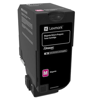 Lexmark 74C20M0 cartucho de tóner 1 pieza(s) Original Magenta