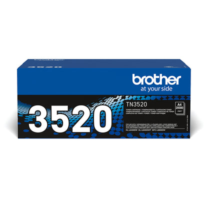 Brother TN-3520 cartucho de tóner 1 pieza(s) Original Negro