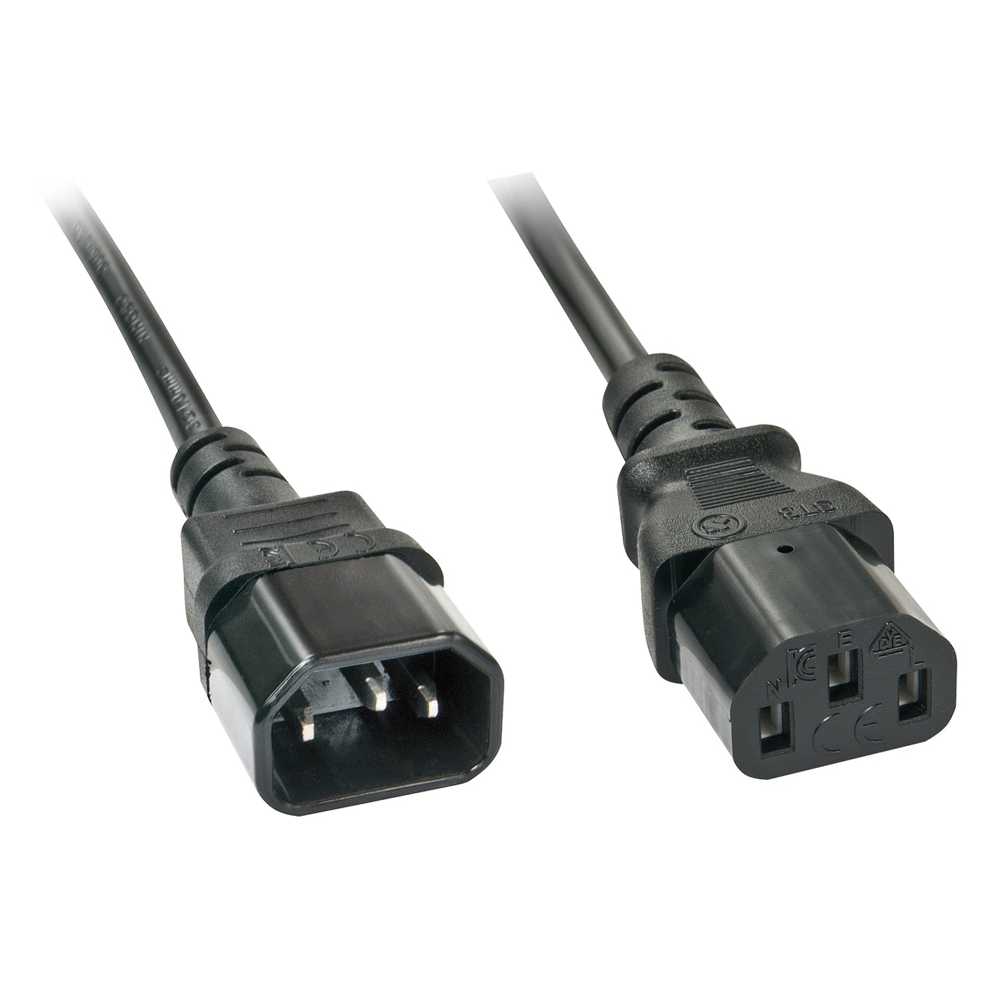 Lindy - 30332 cable de transmisión Negro 3 m C13 acoplador C14 acoplador