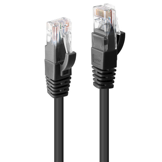 Lindy - 48080 cable de red Negro 5 m Cat6 U/UTP (UTP)