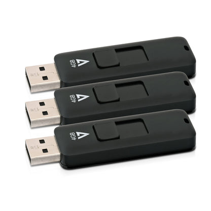 V7 - 4GB USB 2.0 unidad flash USB USB tipo A Negro