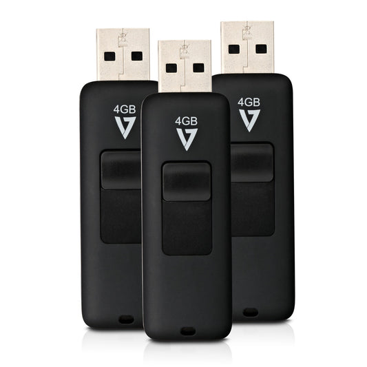 V7 - 4GB USB 2.0 unidad flash USB USB tipo A Negro