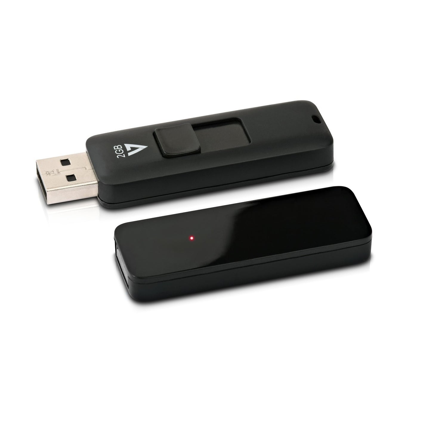 V7 - VF22GAR-3E unidad flash USB 2 GB USB tipo A 2.0 Negro