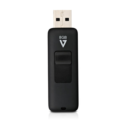 V7 - VF28GAR-3E unidad flash USB 8 GB USB tipo A 2.0 Negro