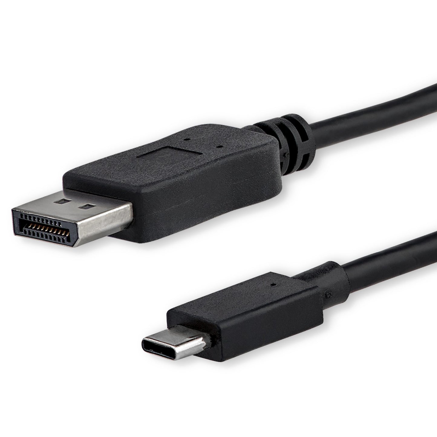 StarTech.com - Cable 1m USB C a DisplayPort 1.2 de 4K a 60Hz - Adaptador Convertidor USB Tipo C a DisplayPort - HBR2 - Conversor USBC con Modo Alt - Compatible con Thunderbolt 3 - Negro