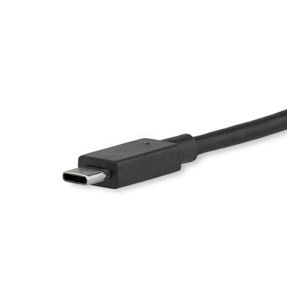 StarTech.com - Cable 1m USB C a DisplayPort 1.2 de 4K a 60Hz - Adaptador Convertidor USB Tipo C a DisplayPort - HBR2 - Conversor USBC con Modo Alt - Compatible con Thunderbolt 3 - Negro