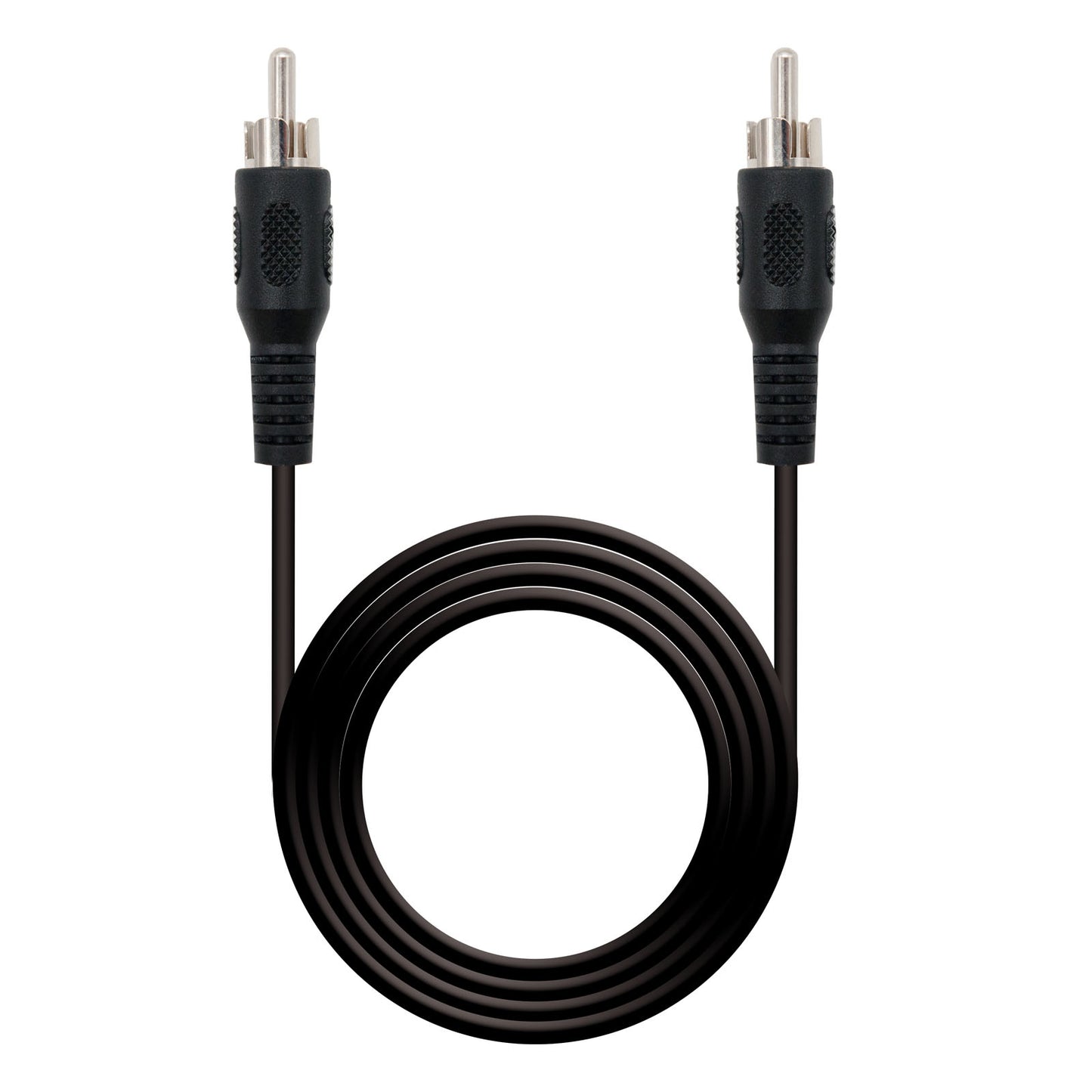 Nanocable - 10.24.0403 cable de audio 3 m RCA Negro