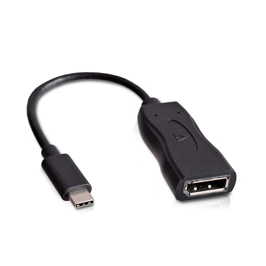 V7 - USB-C(m) a Displayport(h) adaptator negro