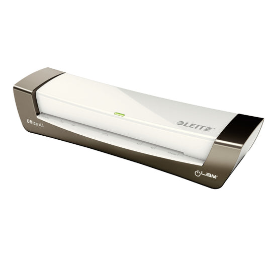 Leitz - iLAM Laminator Office A4 Laminadora térmica 400 mm/min Plata  Blanco